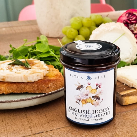 English Honey Infused with Himalayan Shilajit, 250g