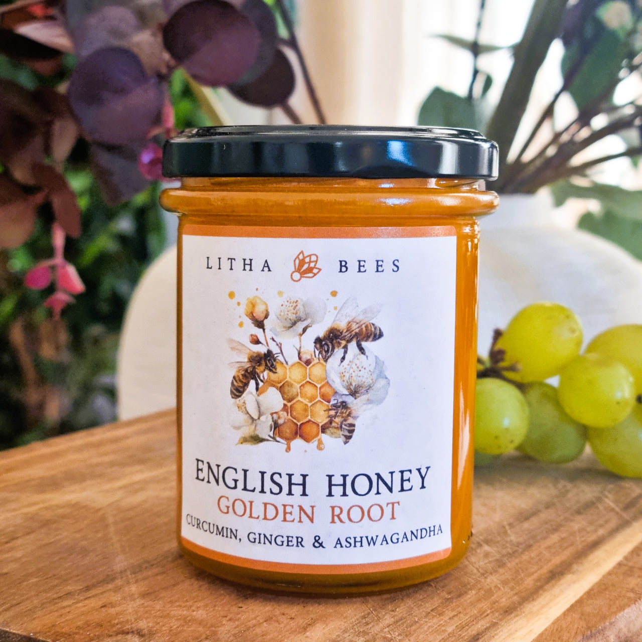 English Honey Infused with Curcumin, Ginger & Ashwagandha 250g